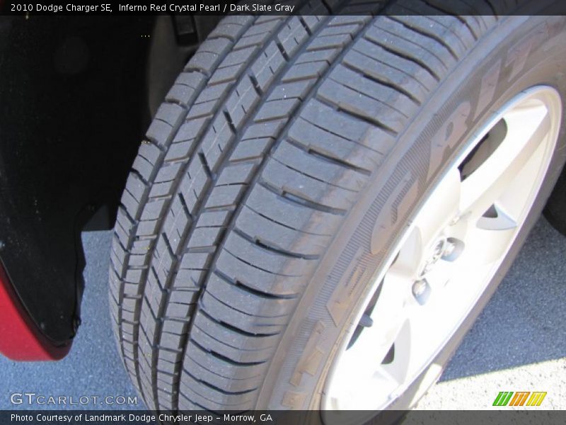 Inferno Red Crystal Pearl / Dark Slate Gray 2010 Dodge Charger SE