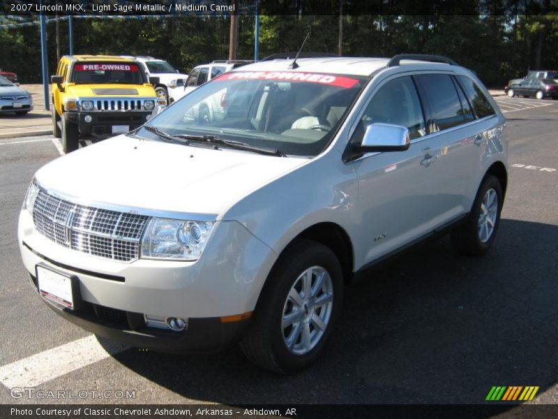 Light Sage Metallic / Medium Camel 2007 Lincoln MKX