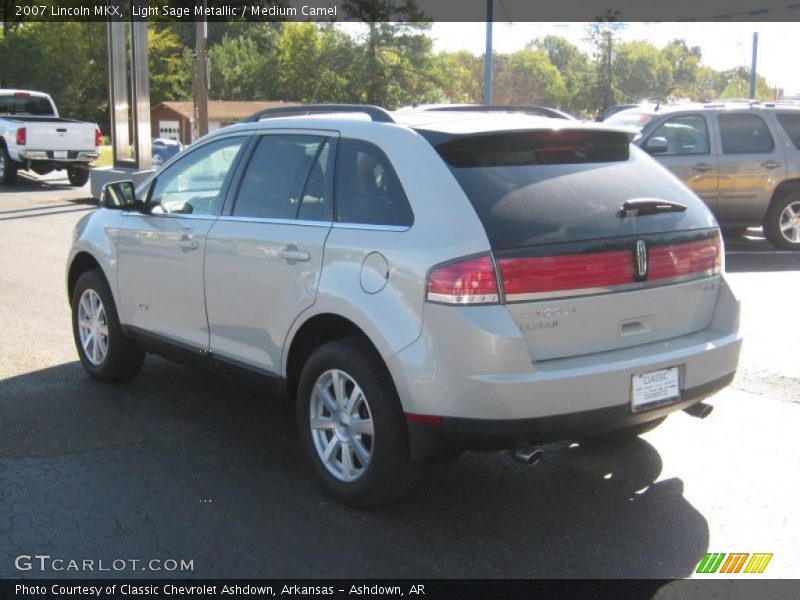 Light Sage Metallic / Medium Camel 2007 Lincoln MKX