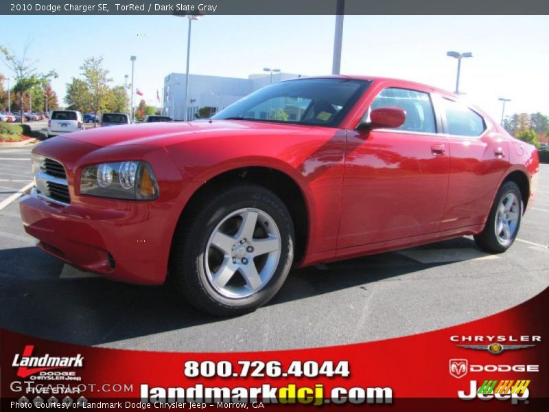 TorRed / Dark Slate Gray 2010 Dodge Charger SE