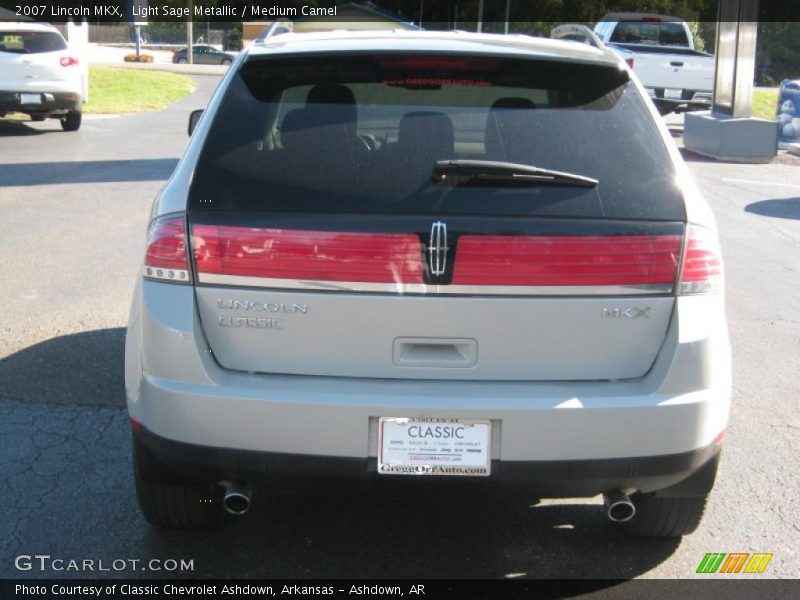 Light Sage Metallic / Medium Camel 2007 Lincoln MKX