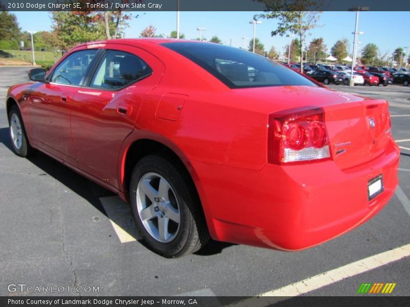 TorRed / Dark Slate Gray 2010 Dodge Charger SE