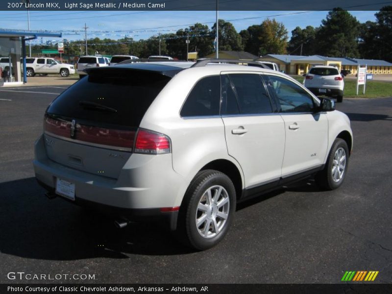 Light Sage Metallic / Medium Camel 2007 Lincoln MKX