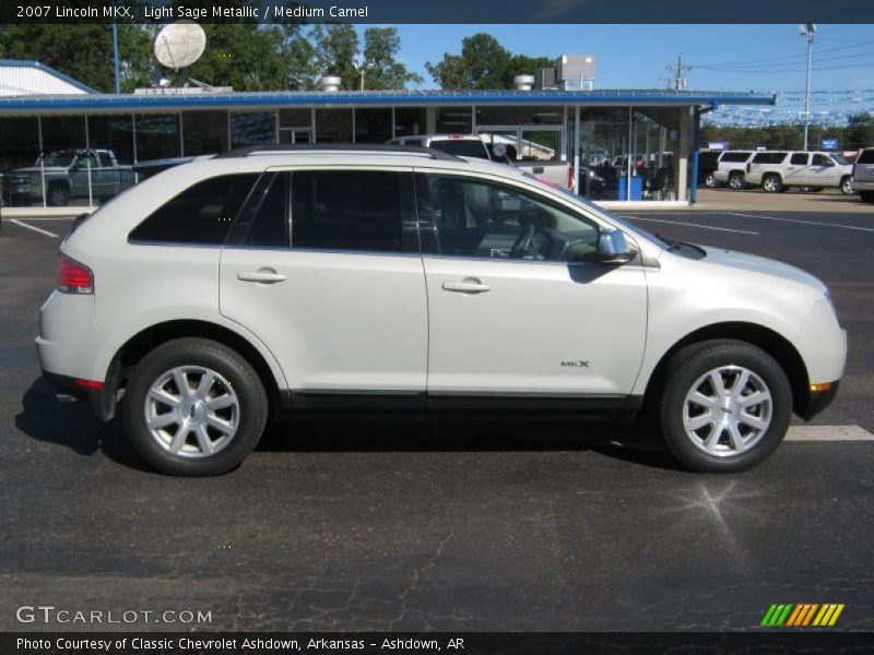 Light Sage Metallic / Medium Camel 2007 Lincoln MKX