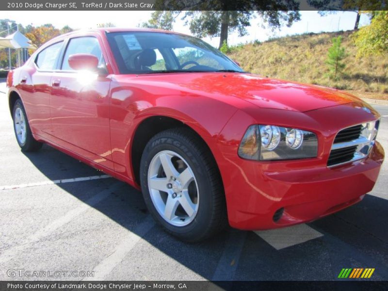 TorRed / Dark Slate Gray 2010 Dodge Charger SE