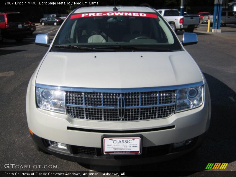 Light Sage Metallic / Medium Camel 2007 Lincoln MKX