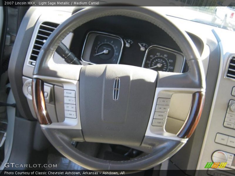 Light Sage Metallic / Medium Camel 2007 Lincoln MKX