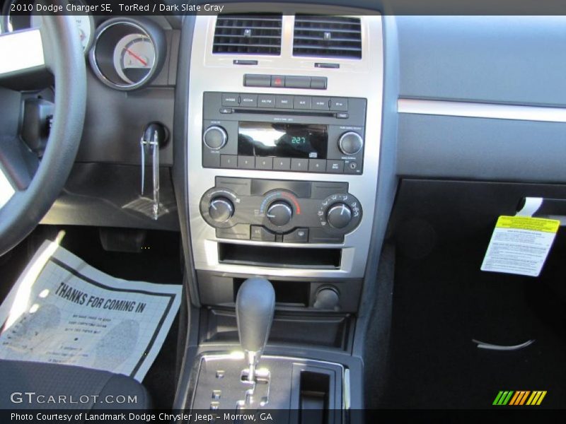 TorRed / Dark Slate Gray 2010 Dodge Charger SE