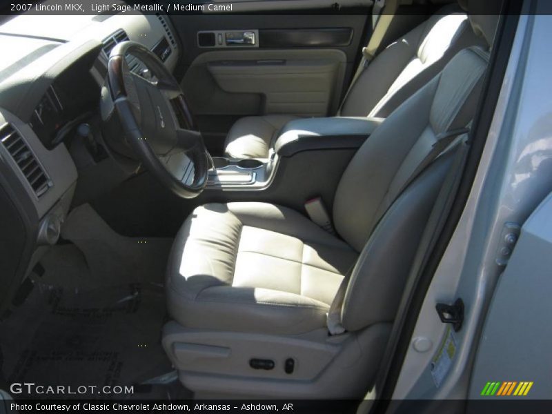 Light Sage Metallic / Medium Camel 2007 Lincoln MKX