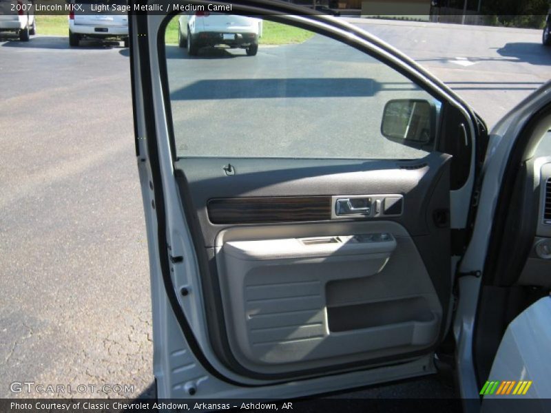 Light Sage Metallic / Medium Camel 2007 Lincoln MKX