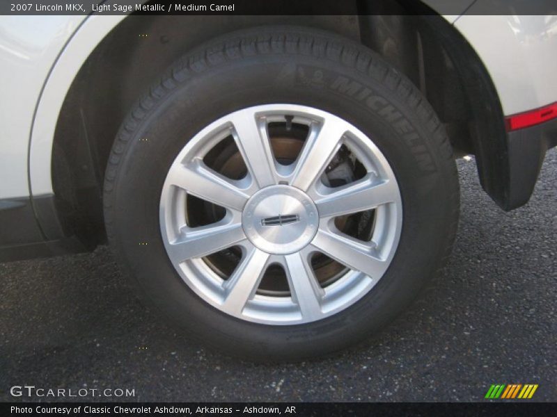 Light Sage Metallic / Medium Camel 2007 Lincoln MKX