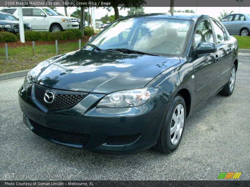 Nordic Green Mica / Beige 2006 Mazda MAZDA3 i Sedan