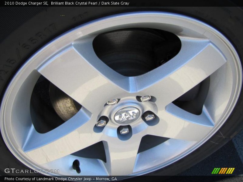 Brilliant Black Crystal Pearl / Dark Slate Gray 2010 Dodge Charger SE