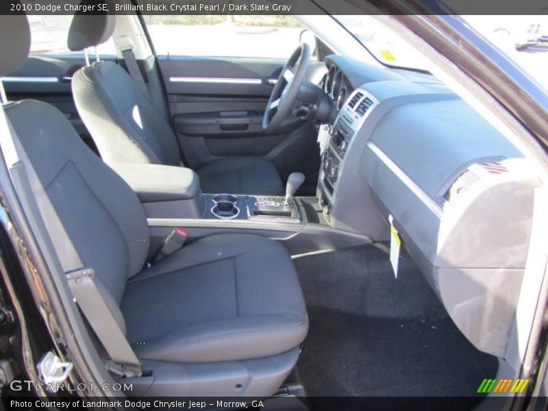 Brilliant Black Crystal Pearl / Dark Slate Gray 2010 Dodge Charger SE