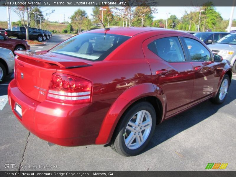 Inferno Red Crystal Pearl / Dark Slate Gray 2010 Dodge Avenger R/T