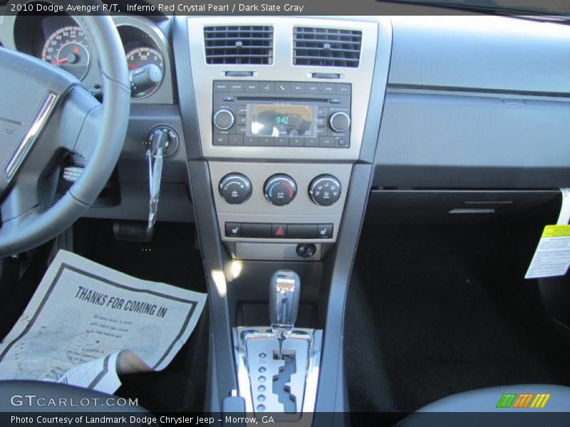 Inferno Red Crystal Pearl / Dark Slate Gray 2010 Dodge Avenger R/T