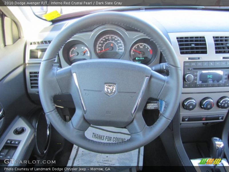 Inferno Red Crystal Pearl / Dark Slate Gray 2010 Dodge Avenger R/T