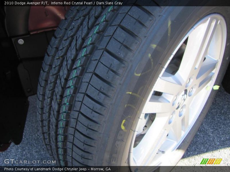 Inferno Red Crystal Pearl / Dark Slate Gray 2010 Dodge Avenger R/T