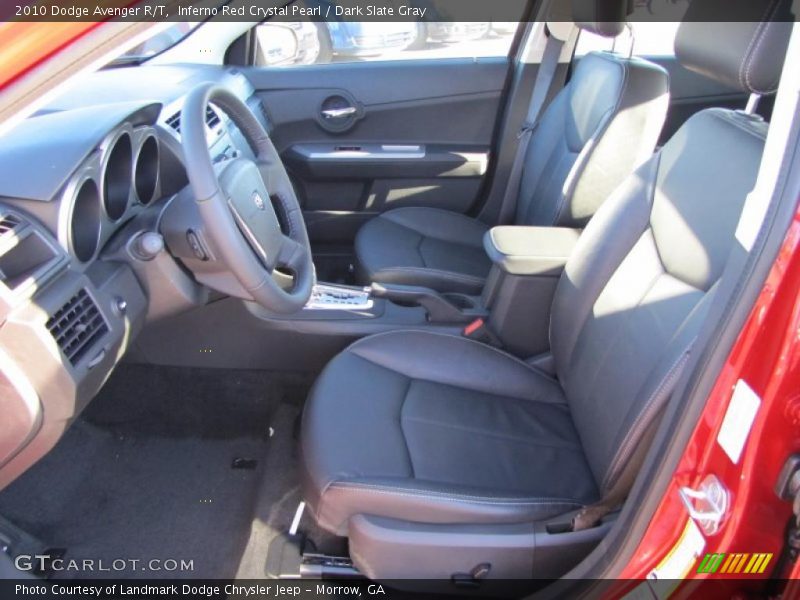 Inferno Red Crystal Pearl / Dark Slate Gray 2010 Dodge Avenger R/T