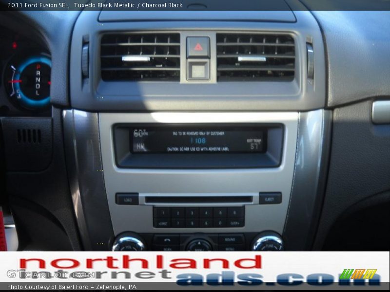 Tuxedo Black Metallic / Charcoal Black 2011 Ford Fusion SEL