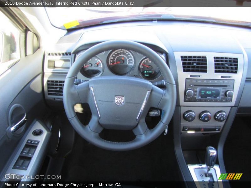 Inferno Red Crystal Pearl / Dark Slate Gray 2010 Dodge Avenger R/T