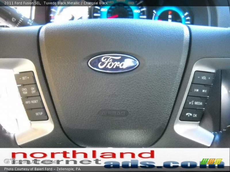 Tuxedo Black Metallic / Charcoal Black 2011 Ford Fusion SEL