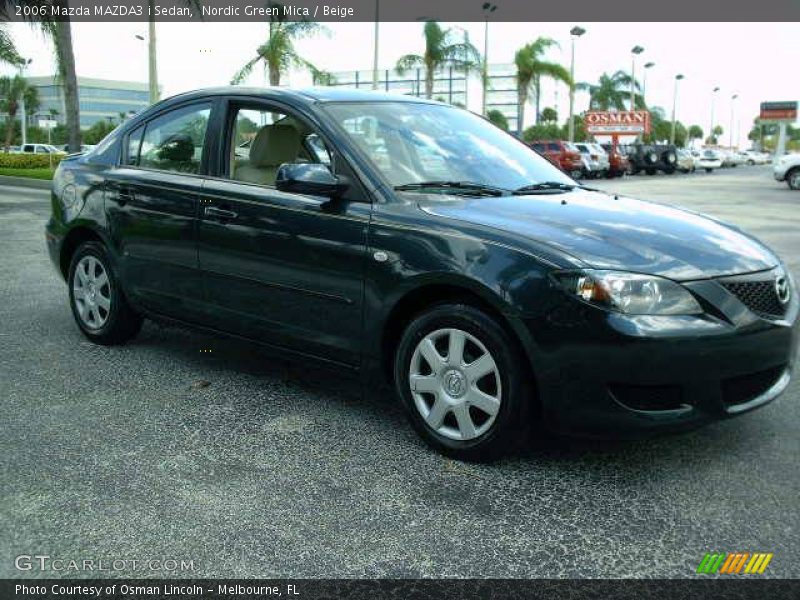 Nordic Green Mica / Beige 2006 Mazda MAZDA3 i Sedan