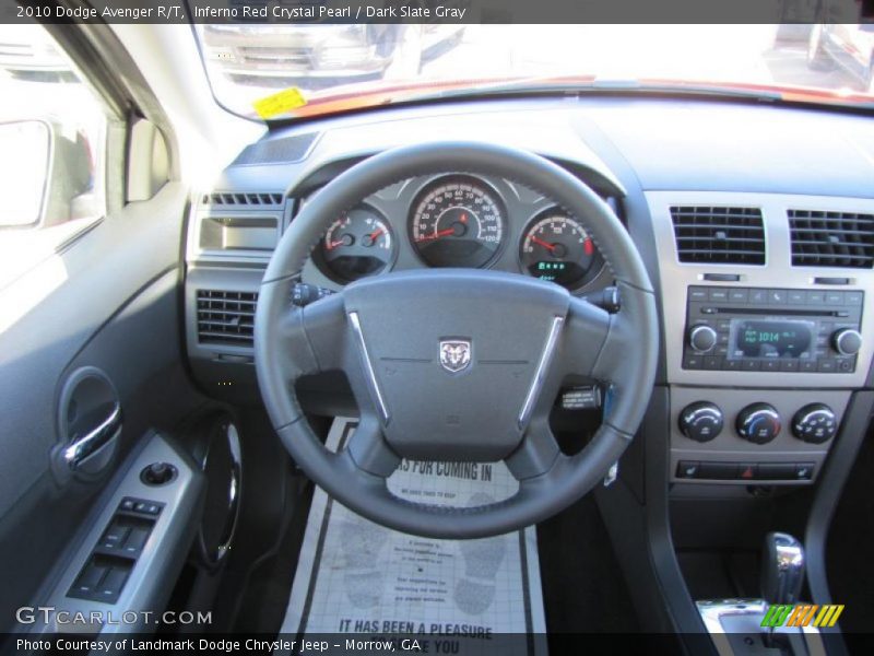 Inferno Red Crystal Pearl / Dark Slate Gray 2010 Dodge Avenger R/T