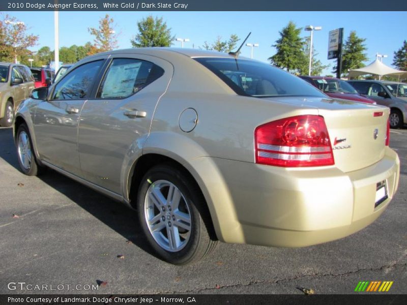White Gold / Dark Slate Gray 2010 Dodge Avenger Express