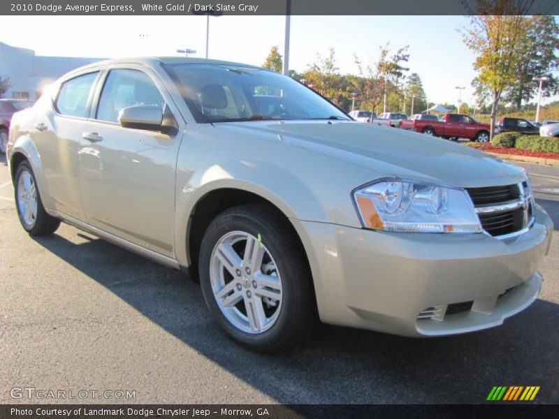 White Gold / Dark Slate Gray 2010 Dodge Avenger Express