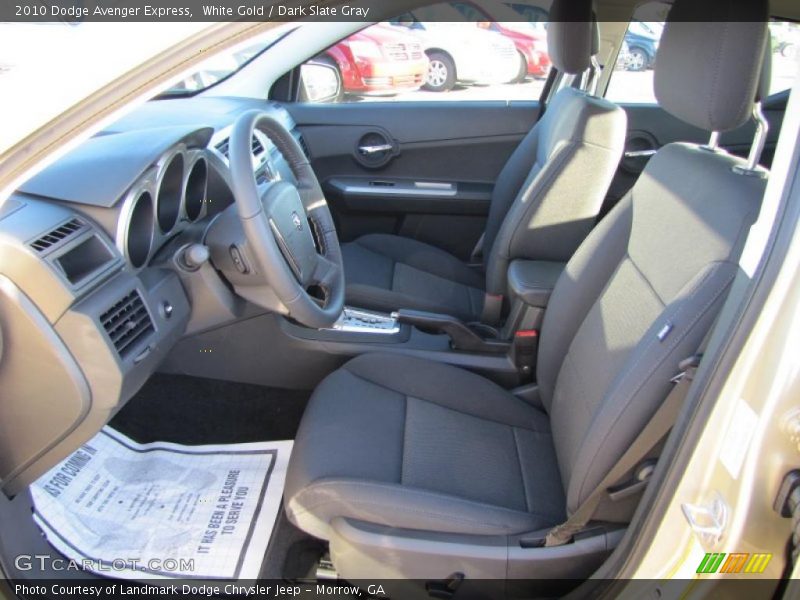 White Gold / Dark Slate Gray 2010 Dodge Avenger Express