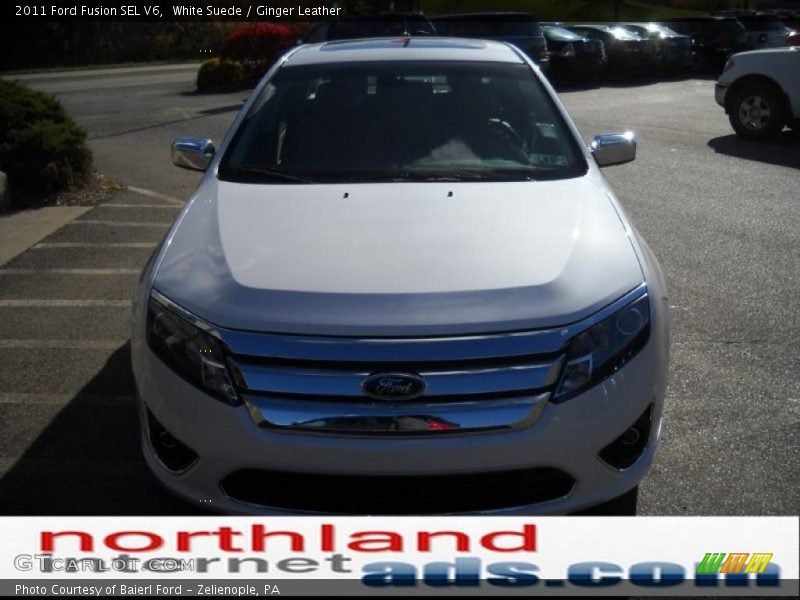 White Suede / Ginger Leather 2011 Ford Fusion SEL V6