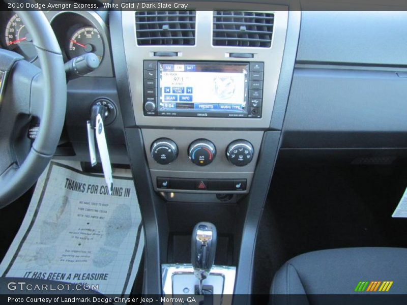 White Gold / Dark Slate Gray 2010 Dodge Avenger Express