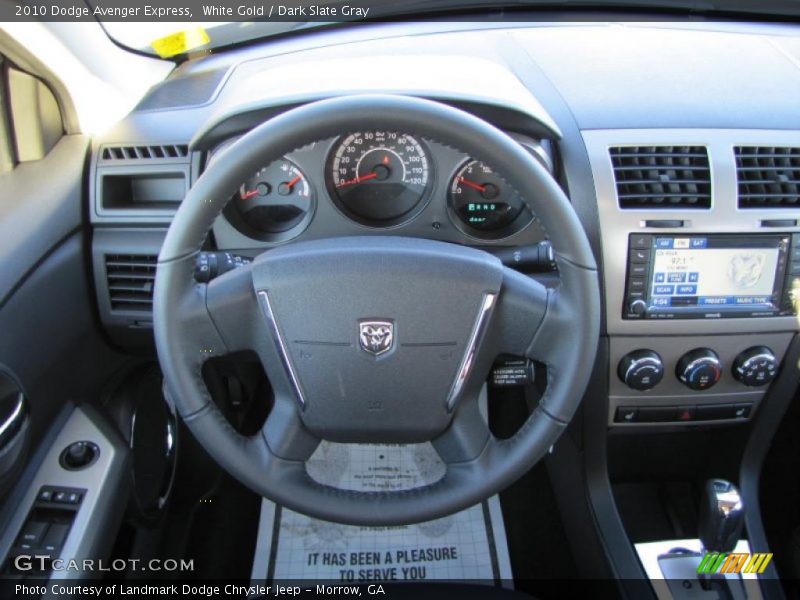 White Gold / Dark Slate Gray 2010 Dodge Avenger Express