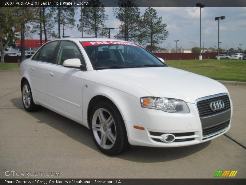 Ibis White / Ebony 2007 Audi A4 2.0T Sedan