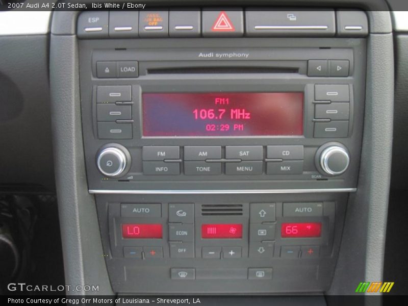Ibis White / Ebony 2007 Audi A4 2.0T Sedan