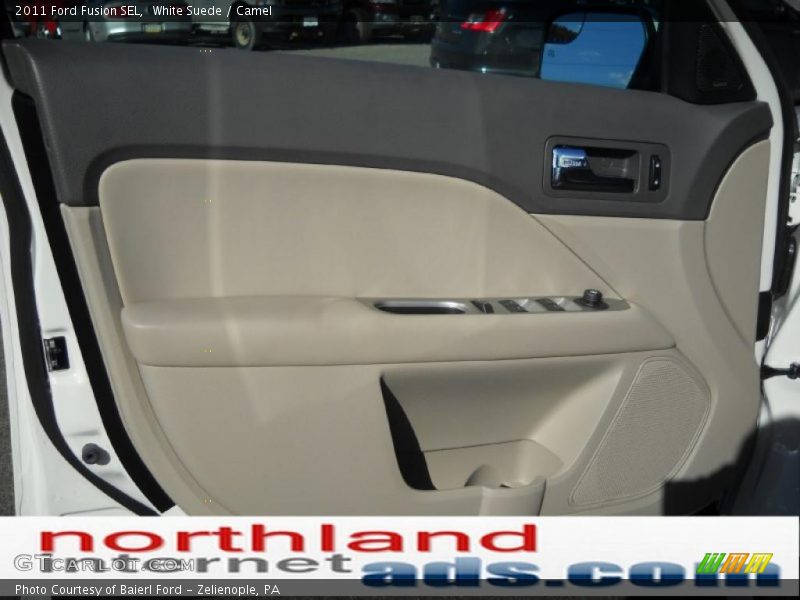 White Suede / Camel 2011 Ford Fusion SEL