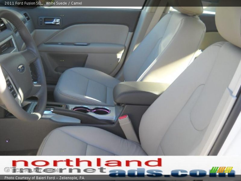 White Suede / Camel 2011 Ford Fusion SEL