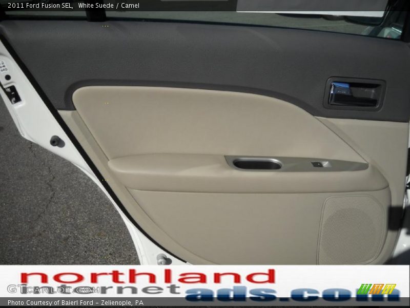 White Suede / Camel 2011 Ford Fusion SEL