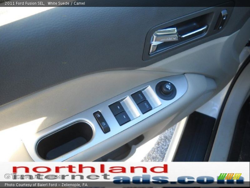 White Suede / Camel 2011 Ford Fusion SEL