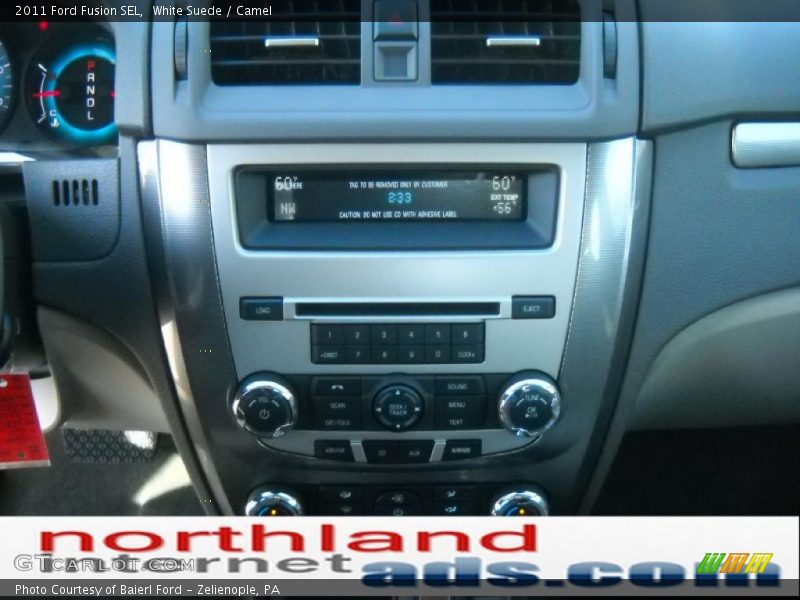 White Suede / Camel 2011 Ford Fusion SEL