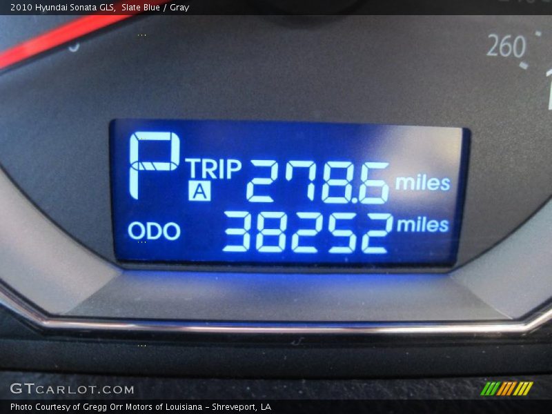 Slate Blue / Gray 2010 Hyundai Sonata GLS