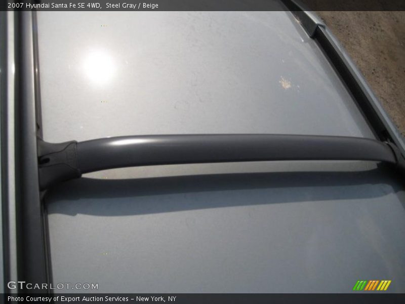 Steel Gray / Beige 2007 Hyundai Santa Fe SE 4WD