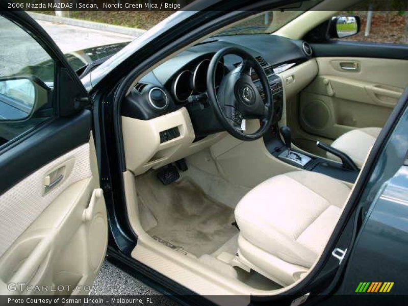 Nordic Green Mica / Beige 2006 Mazda MAZDA3 i Sedan