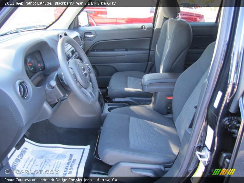  2011 Patriot Latitude Dark Slate Gray Interior