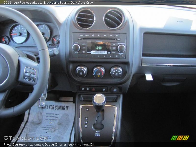 Dashboard of 2011 Patriot Latitude