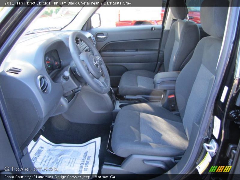  2011 Patriot Latitude Dark Slate Gray Interior