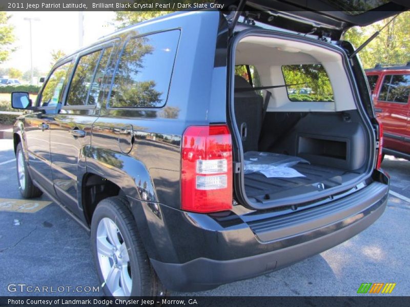 Brilliant Black Crystal Pearl / Dark Slate Gray 2011 Jeep Patriot Latitude