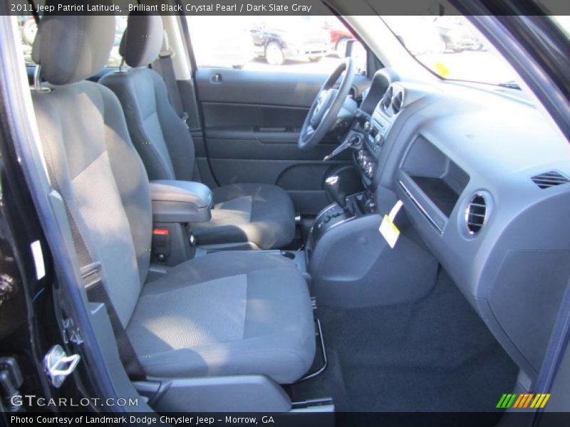 Brilliant Black Crystal Pearl / Dark Slate Gray 2011 Jeep Patriot Latitude
