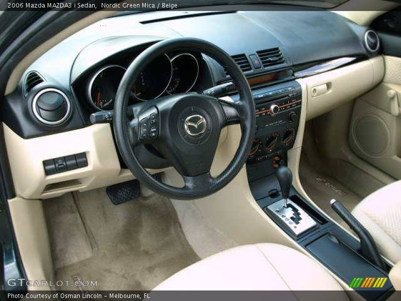 Nordic Green Mica / Beige 2006 Mazda MAZDA3 i Sedan